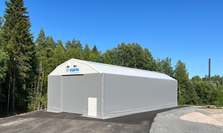 Finest-Halli PVC hall Viafin Service Oyj-le Soomes